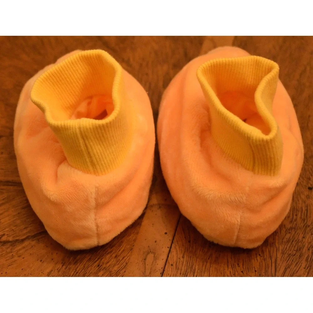 Disney Pluto Toddler Costume 18-24M Plush Bodysuit Hat Booties 3pc Set Orange